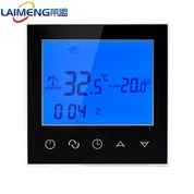 Termostato programable digital con pantalla táctil y estera calefactora
