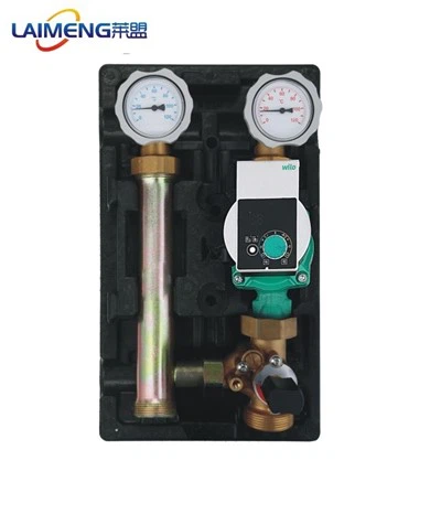 Grupos de bombas con válvula mezcladora termostática